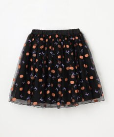 ANY KIDS ラメチュールフレアスカート