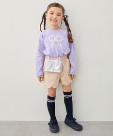 ANY KIDS 【綿100%】リボンアソート 長袖Tシャツ