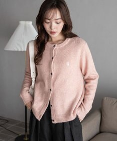 WEGO 【WEB限定/25年秋冬新作】別注USPOLO微起毛カーデ