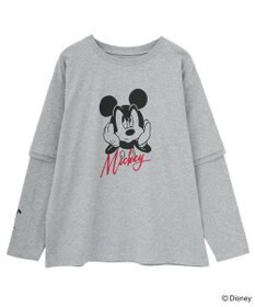 Green Parks ミッキー＆フレンズ／レイヤードプリントロングＴシャツ