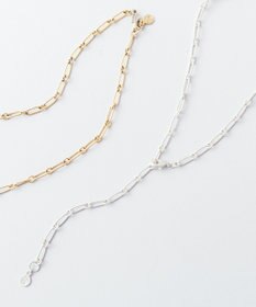 Pisceans コットンパール&フィガロチェーンネックレス