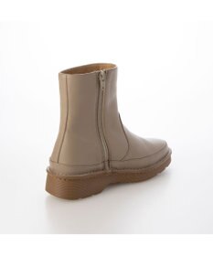 ing <ing>【WEB限定】ボリュームソールラウンドショートブーツ