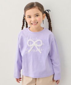 ANY KIDS 【綿100%】リボンアソート 長袖Tシャツ