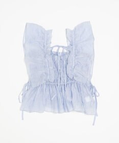 WEGO シャーリングシアーブラウス