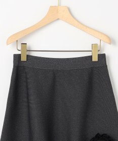 組曲 S 【組曲×setsuko sagittaire】ボンボンフラワーニット スカート