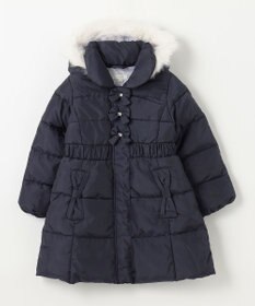 ANY KIDS 【洗濯機OK】中綿Aラインロングコート