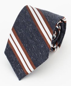 J.PRESS MEN スパンシルク レジメンタル柄ネクタイ