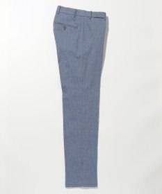 JOSEPH ABBOUD 【キングサイズ・ウエストも伸びる/清涼/ストレッチ】ストレッチリネンシャンブレーパンツ