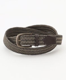 JOSEPH ABBOUD 【キングサイズ・イタリア素材・ストレッチ・日本製】 ストレッチレザーミックス ベルト