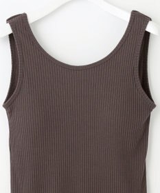 Feroux カップ付きリブ タンクトップ