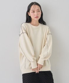 earth music&ecology 配色ルーズチュニック