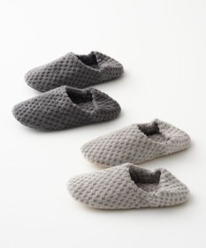 LOOM&SPOOL GRS綿毛布ルームシューズ