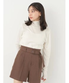 earth music&ecology シアータートルネックプルオーバー