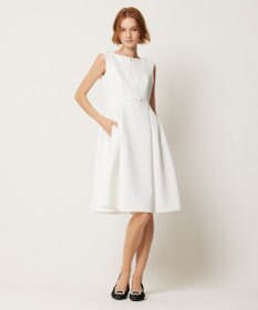 TOCCA 【WEB限定カラーあり】【消臭・洗える】RIBBON LABYRINTH JACQUARD ドレス