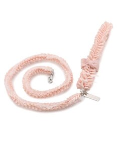 PET PARADISE cherircouture ツイード リボンリード 《ピンク》 ＳＳ～Ｓ