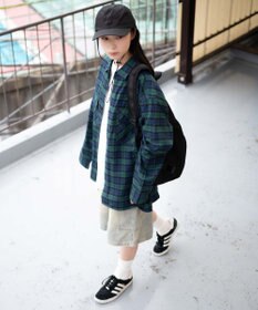 WEGO 【ユニセックス着用ITEM/SMLサイズ展開】チェックネルシャツ