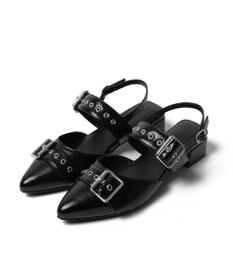 WEGO ハトメベルトポインテッドシューズ