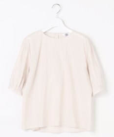 J.PRESS LADIES L 【WEB限定カラーあり・洗える】ラミーポプリン ボリュームスリーブ ブラウス