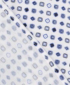 JOSEPH ABBOUD 【快適な着心地】コンパクトジャージー鹿の子プリント シャツ