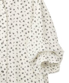 YECCA VECCA 2wayボリューム袖花柄ブラウス