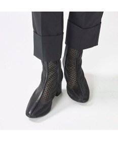 MODE ET JACOMO <noyau>ブロックヒールチュールブーツ