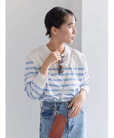 Te chichi ボーダーボックスシルエットプルオーバー