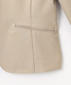 J.PRESS LADIES L 【セットアップ対応・洗える・UVケア・吸水速乾】OXIJEWELストレッチ ノーカラー ジャケット