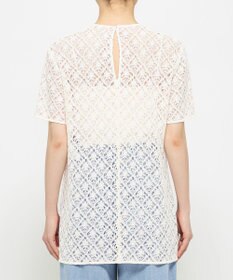 uncrave ジオメトリックレース ブラウス