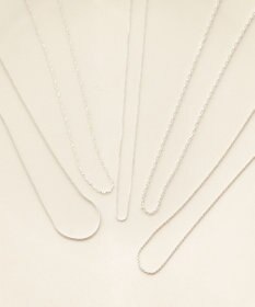 Phoebe 【SV925】シルキーシャインスエッジチェーンネックレス