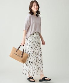 ANY 【Sサイズあり】オーガニックコットンスムース5分袖Tシャツ