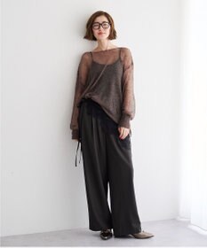 YECCA VECCA 【2点SET】レイヤードストレートパンツ