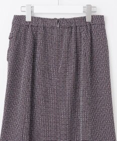 J.PRESS LADIES 【洗える】幾何ジャカード スカート