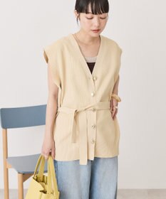 AMERICAN HOLIC 金ボタンニットジレ