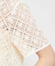 uncrave ジオメトリックレース ブラウス