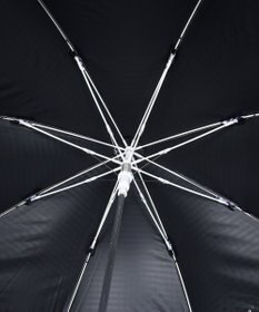 MOONBAT 【キッズ】晴雨兼用日傘 長傘 ギンガムチェック 裾リフレクター 50cm 遮光 遮熱 UV