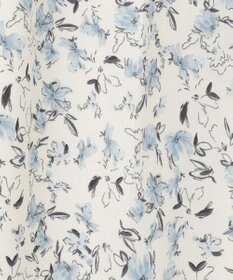 Feroux 【洗える】フラワープリントラッフル ワンピース