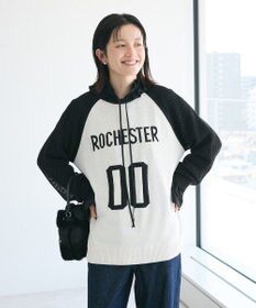 CRAFT STANDARD BOUTIQUE ロゴジャガードメッシュニットプルオーバー