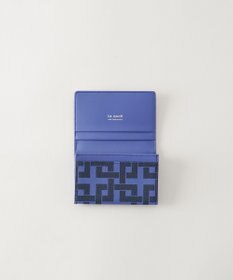 MIYABIYA La quoh with kirakaracho 角つなぎ プリントレザー 名刺入れ