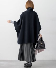 23区 S 【見上愛さん着用/Oggi12月号掲載】ウールライトリバー ポンチョシルエット コート