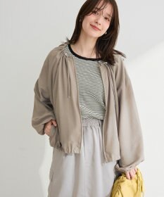 Green Parks ドロストネックシアーブルゾン