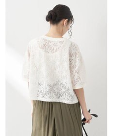 earth music&ecology レースプルオーバー