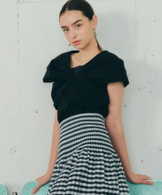 YECCA VECCA リボンデザインブラウス