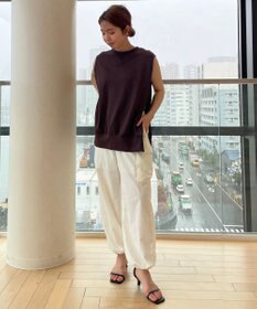 UNFILO L スウェットサイドZIPベスト