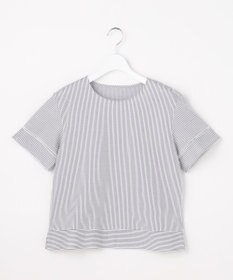 J.PRESS LADIES 【一枚で着映え】サッカージャージー クルーネック カットソー