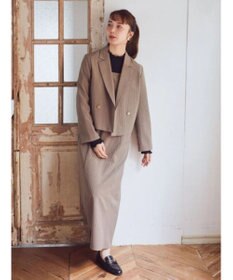 earth music&ecology ショートテーラードジャケット