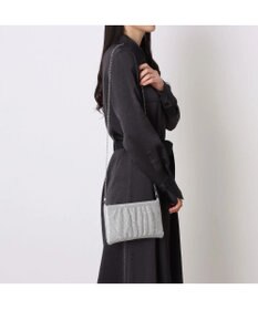 UNBILLION カシュカシュ cachecache / メタリックビーズスクエアミニショルダー