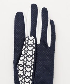 23区GOLF 【WOMEN】手元を華やかに！モノグラム 合皮 グローブ