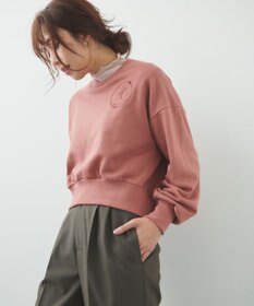 Feroux 【洗える】ロゴ刺繍裏毛 プルオーバー