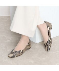 MODE ET JACOMO <MODE ET JACOMO>ローヒールスクエアトゥパンプス