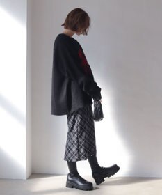 WEGO 【ユニセックス着用ITEM/MLサイズ展開/25年秋冬新作】ファジーグラフィックプルオーバー